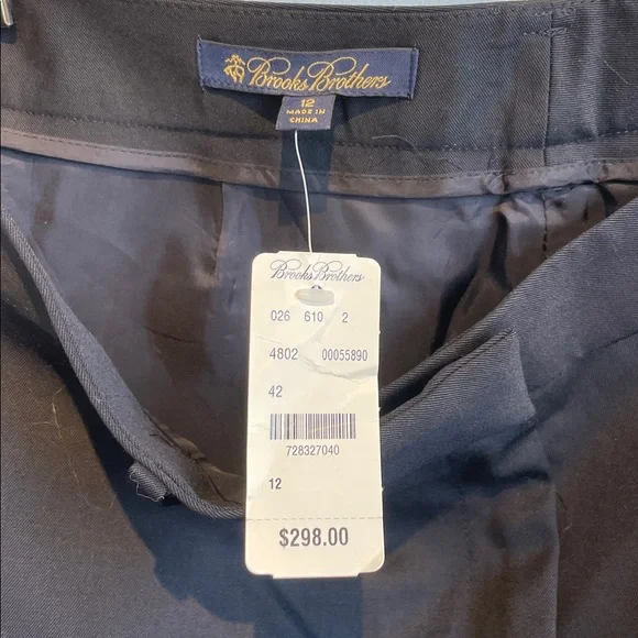 Brooks Brothers wool flair trousers NEW - Picture 6 of 7